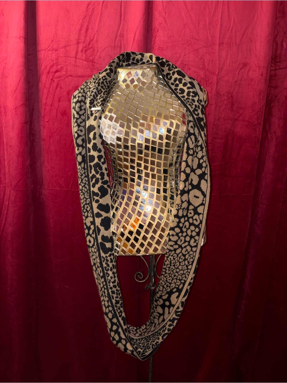 Michael Kors Leopard Print Scarf